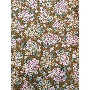 1 Yard Brown Floral Hydrangea Quilting Red Rooster Fabric Elm Creek Quilts 36x42